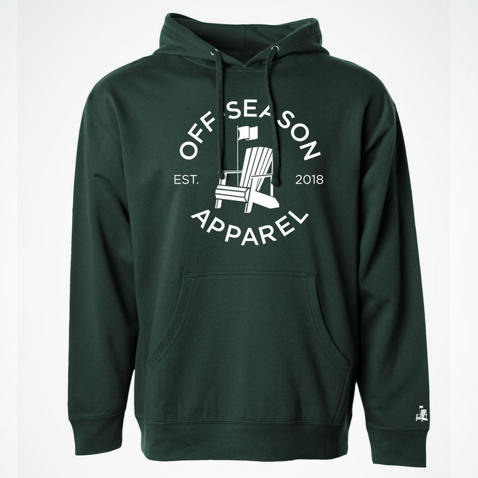 Off-Season Classic Hoodie – Forest Green